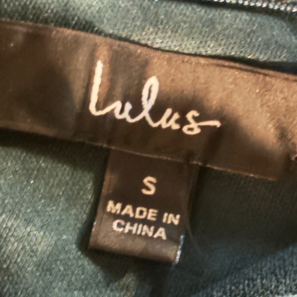 ⚫️ LULUS Behold My Love Emerald Off-The-Shoulder Twist-Front Maxi Dress - Picture 7 of 7